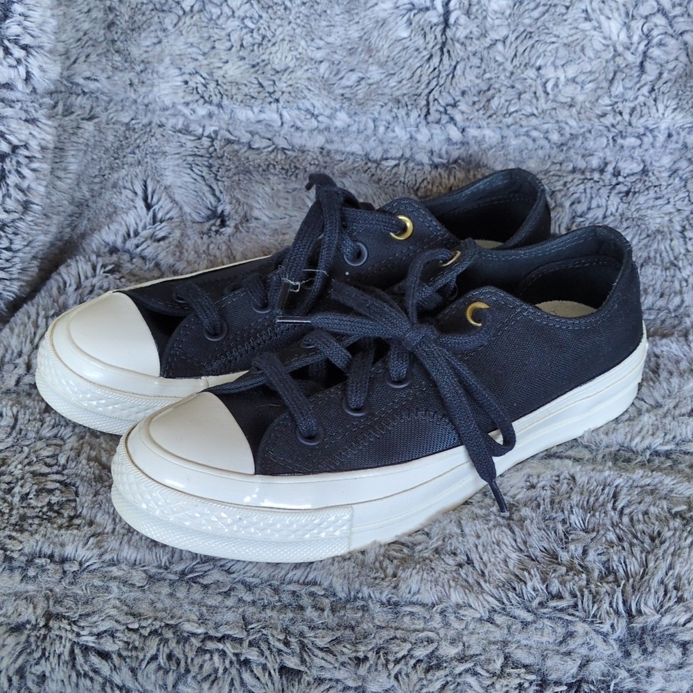 Converse Chuck 70 Low 'Clean N Preme Black Sneaker Sz 6 - Picture 2 of 5